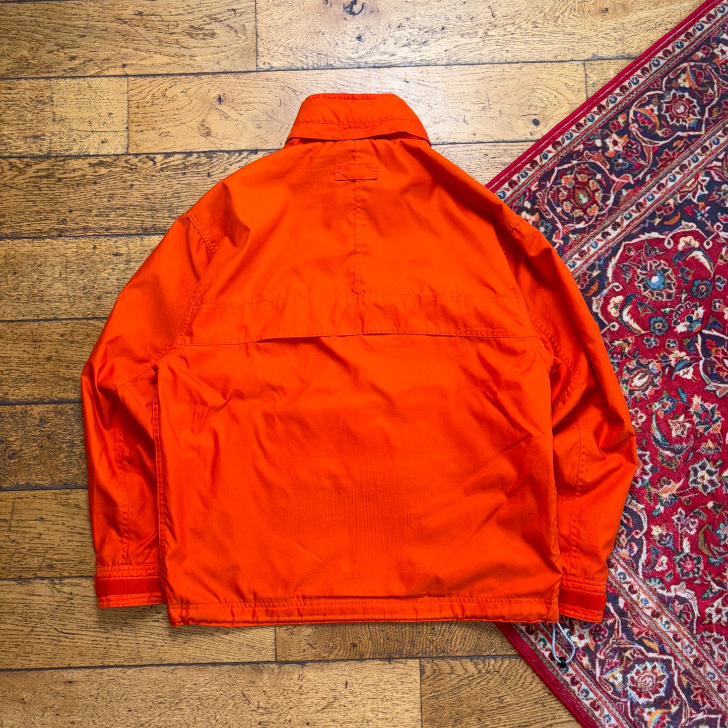 Vintage Gap Orange Pullover Kangaroo Pocket Sailing Jacket - M
