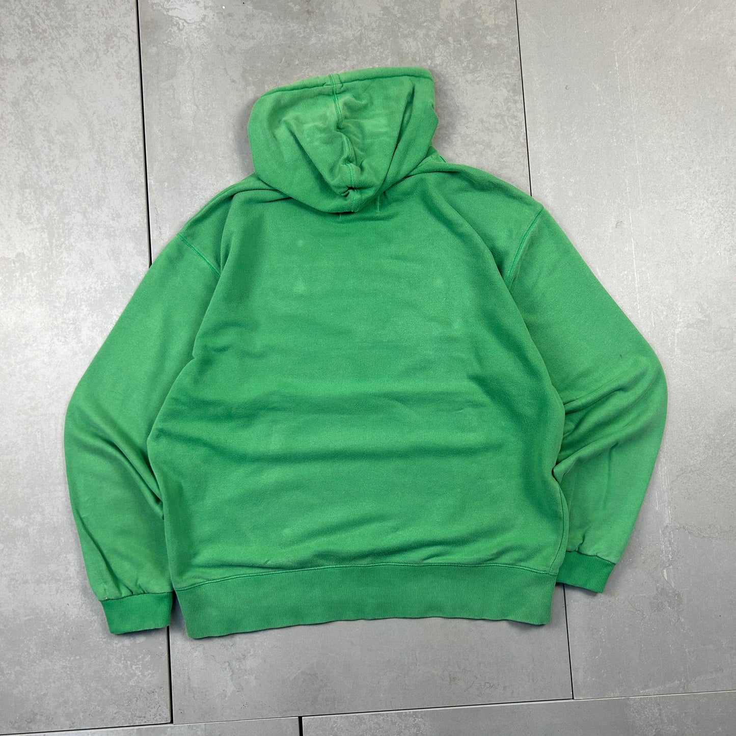 Vintage Fila Embroidered Green Hoodie - XXL