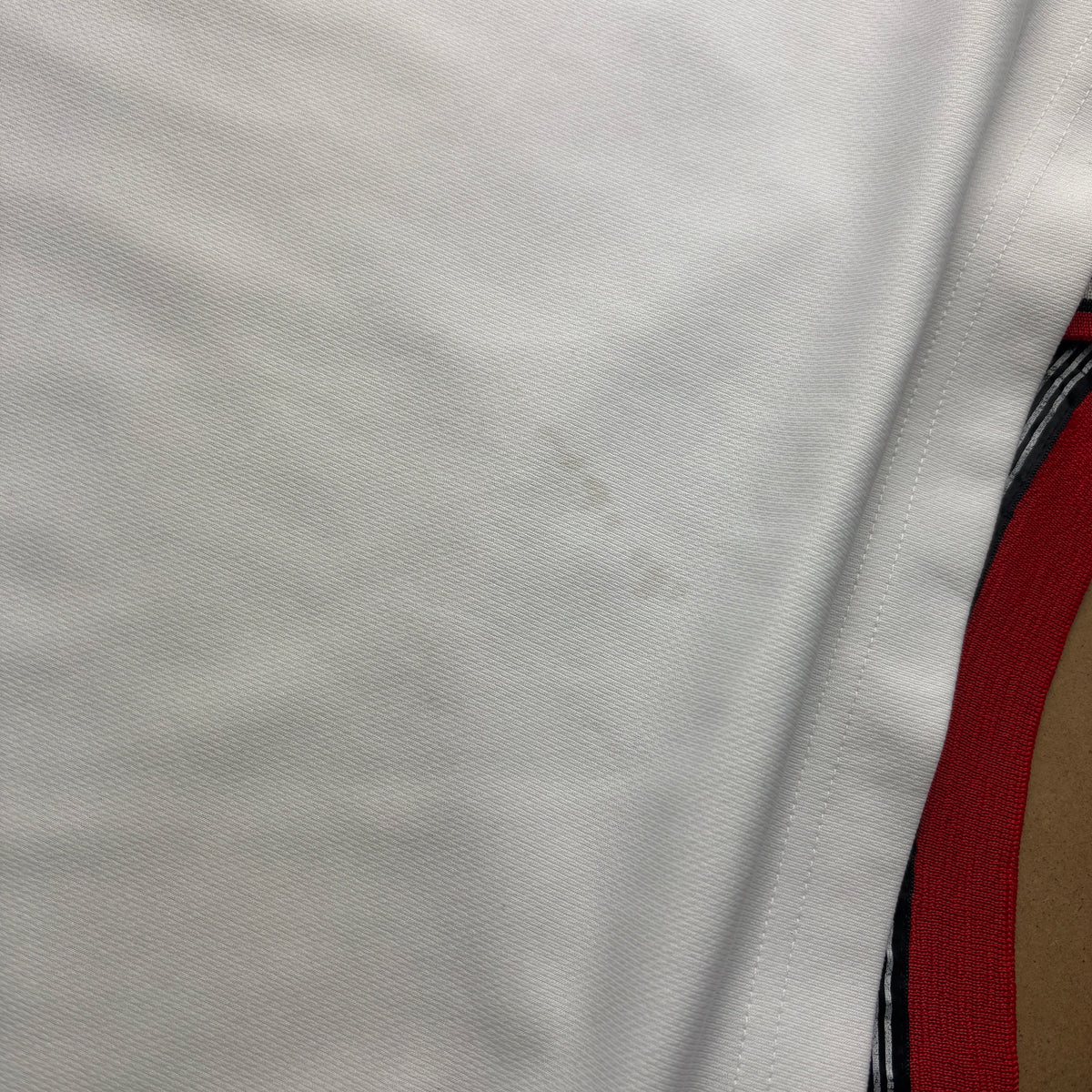 Adidas Chicago Bulls White Red Rose Basketball Jersey NBA Vest - M