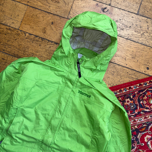 Vintage Marmot Womens Green Gorpcore Hiking Waterproof Jacket Coat - L