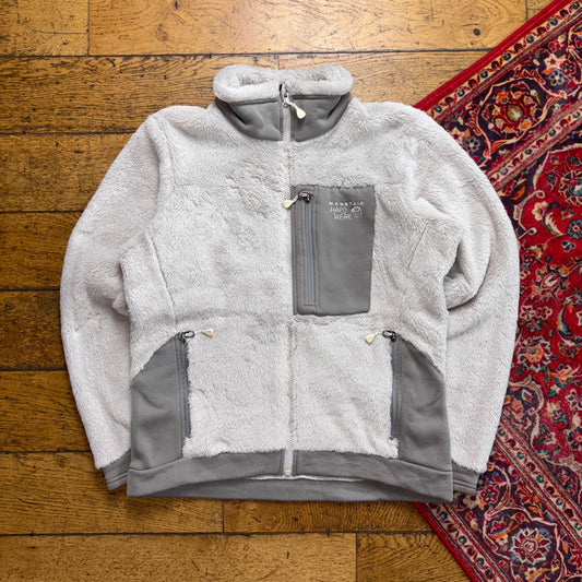 Vintage Mountain Hardwear Womens Grey Fleece Gorpcore Hiking Jumper Jacket - S