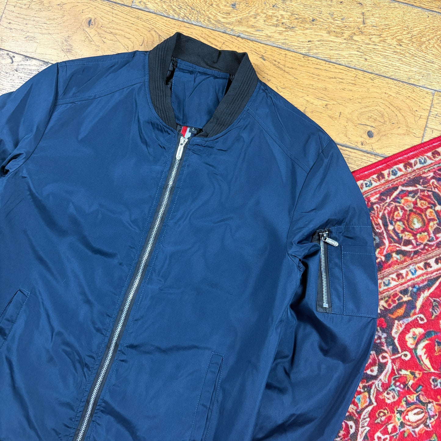 Vintage Navy MA-1 Bomber Jacket - S