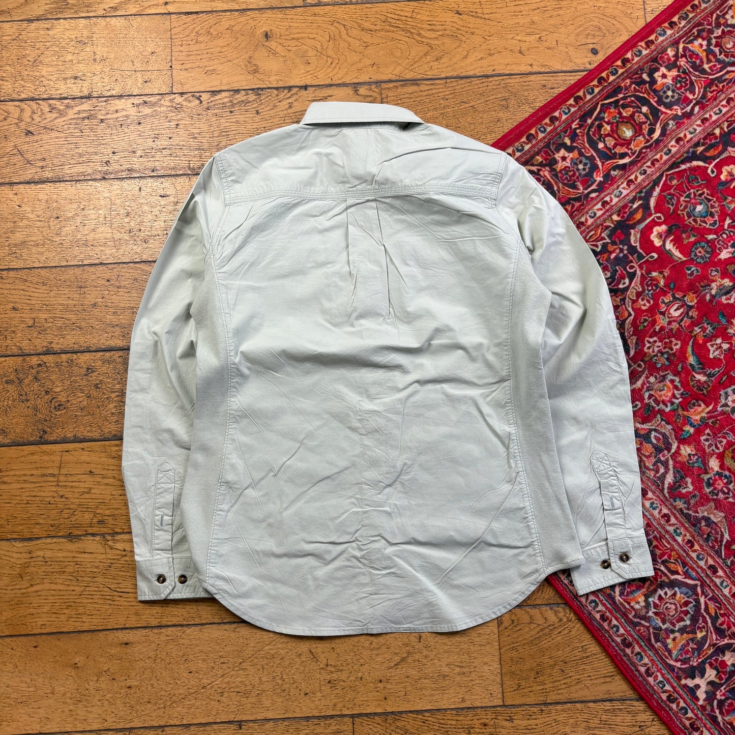 Vintage Carhartt Womens Cream Shirt - Size 8/10