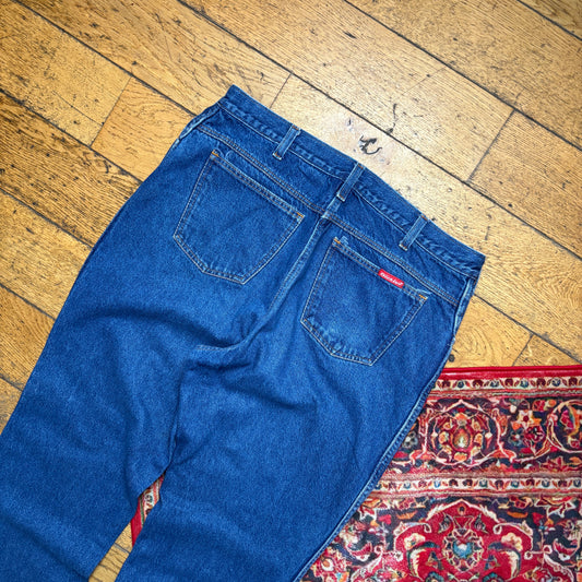 Vintage Dickies Workwear Carpenter Baggy Blue Jeans - 38R