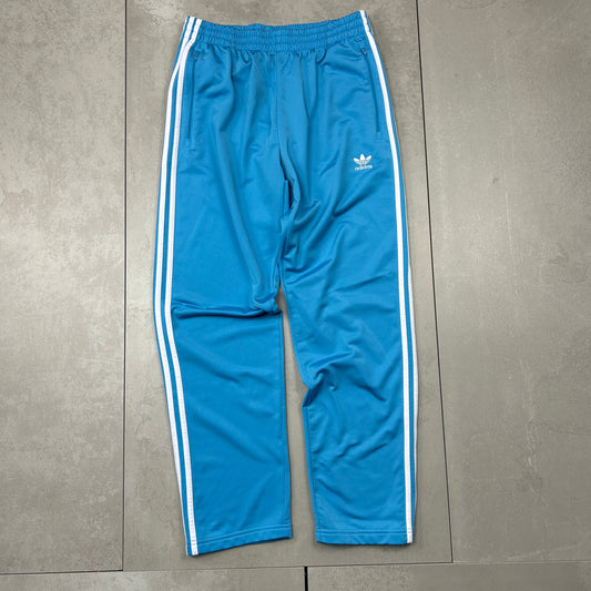 Vintage Adidas Blue Baggy Tracksuit Sweatpants Track Pants Bottoms - S