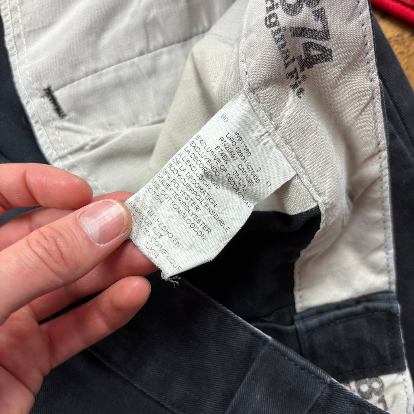 Vintage Dickies 874 Skate Black Trousers - 38