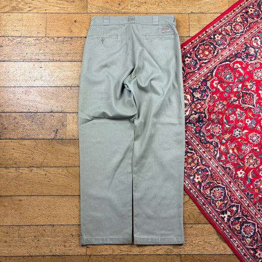 Vintage Dickies 874 Cream Skate Trousers - 33