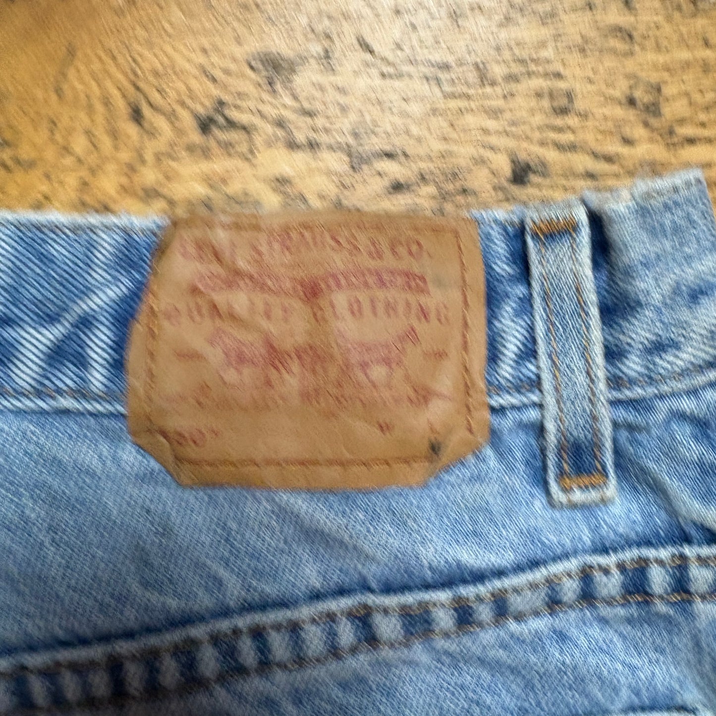 Vintage Levis 550 Womens Tapered Baggy Blue Denim Jeans - Size 10