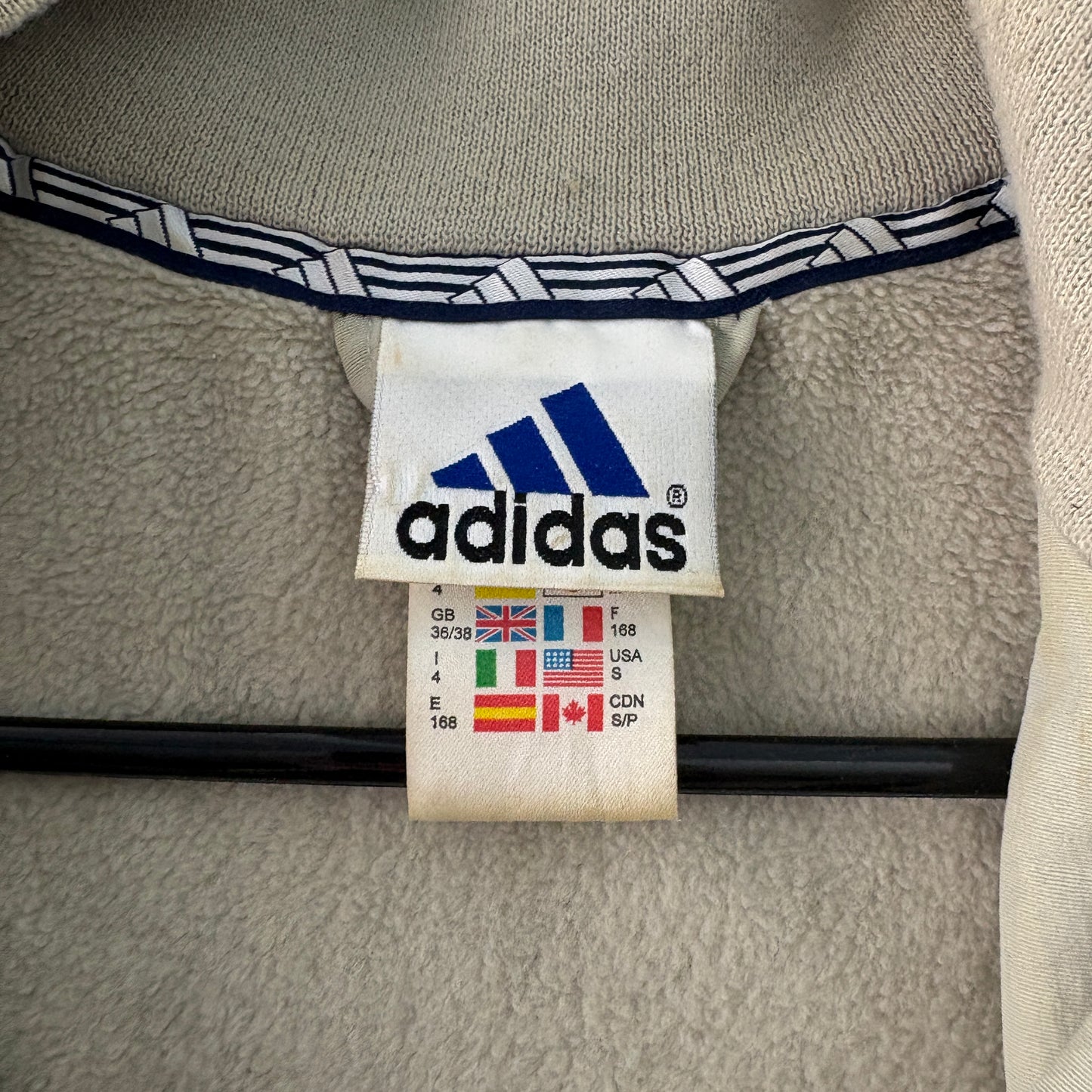 Vintage Nike Brown Cream 90s Tracksuit Track Shell Jacket - L