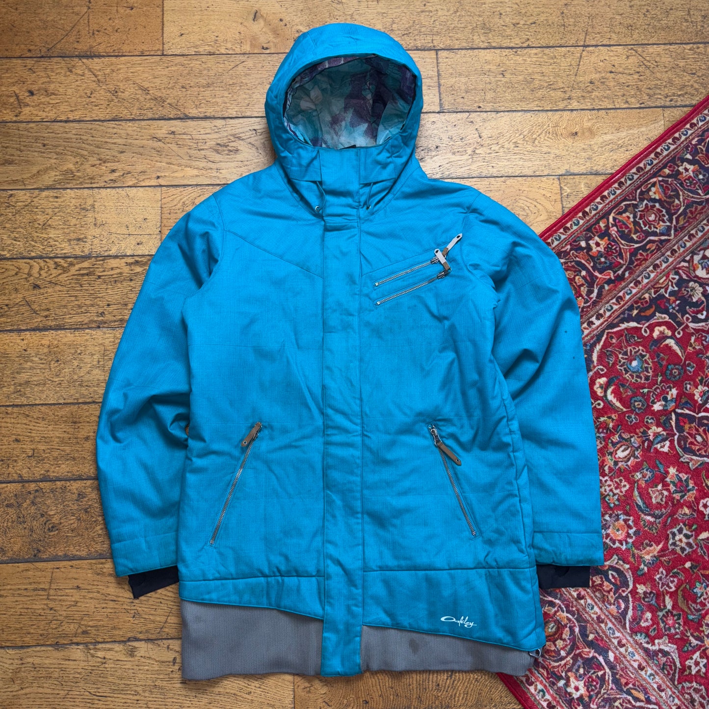 Vintage Womens Oakley Blue Ski Snow Jacket - L