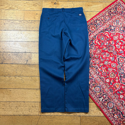 Vintage Dickies 874 Navy Skate Trousers - 36