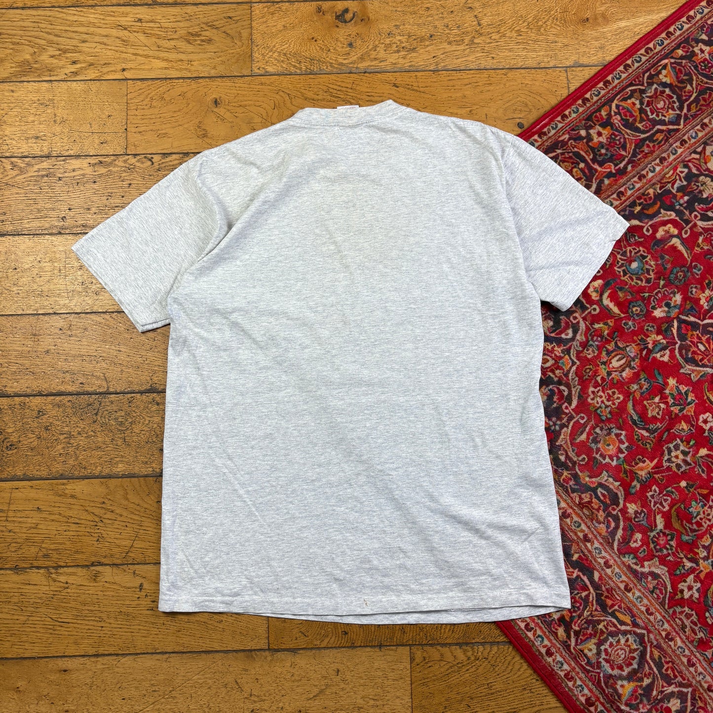 Vintage 90s Funny Secretary Grey Single Stitch Graphic T-Shirt - L