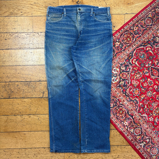 Vintage Dickies Blue Workwear Carpenter Baggy Jeans - 36