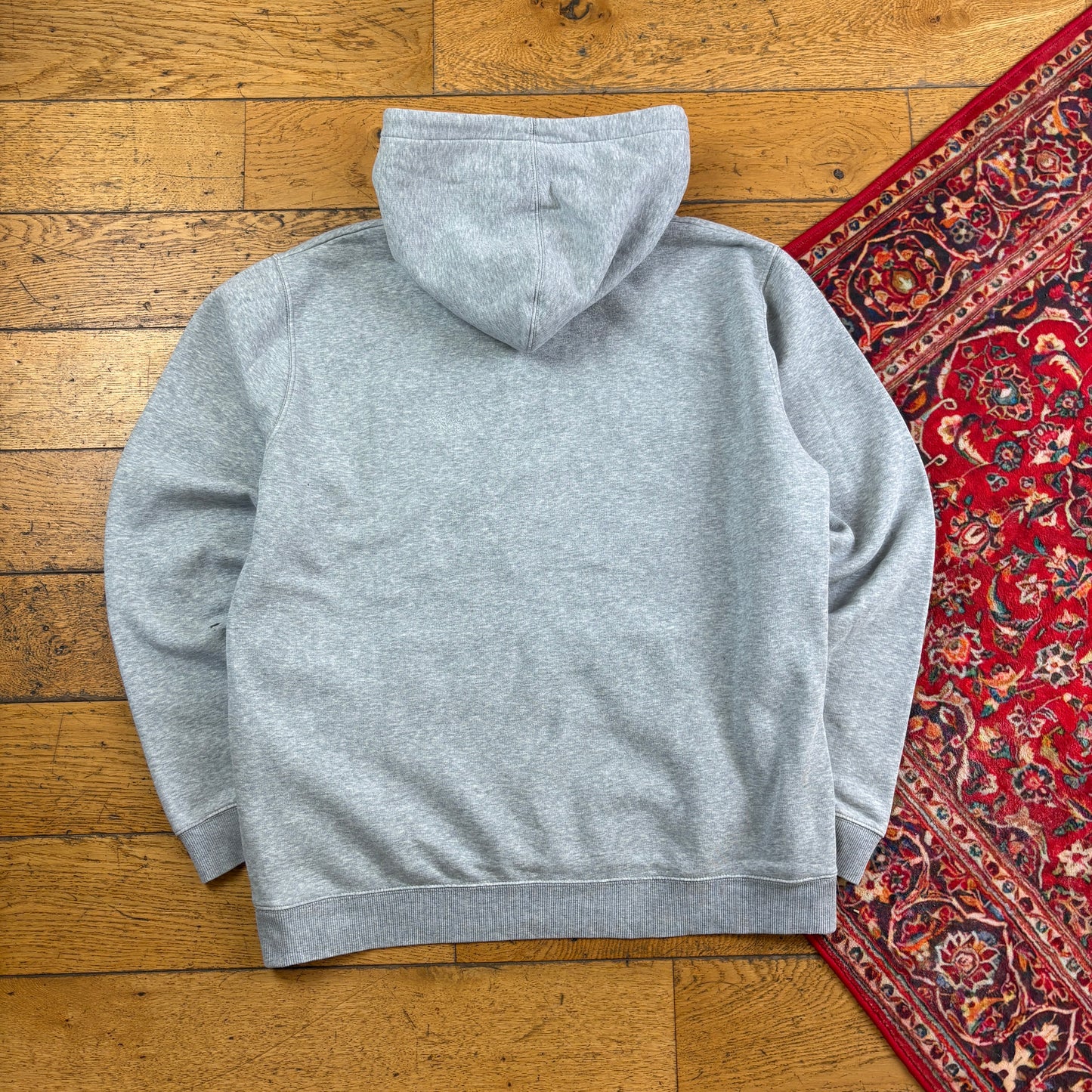 Vintage Quiksilver Grey Surfwear Hoodie Sweatshirt - XL