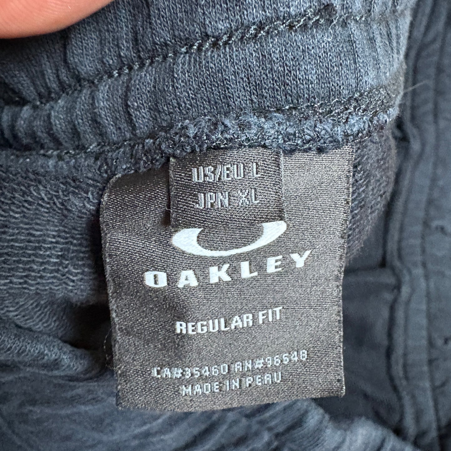Vintage Oakley Black Joggers Baggy Sweat Shorts Jorts - 46