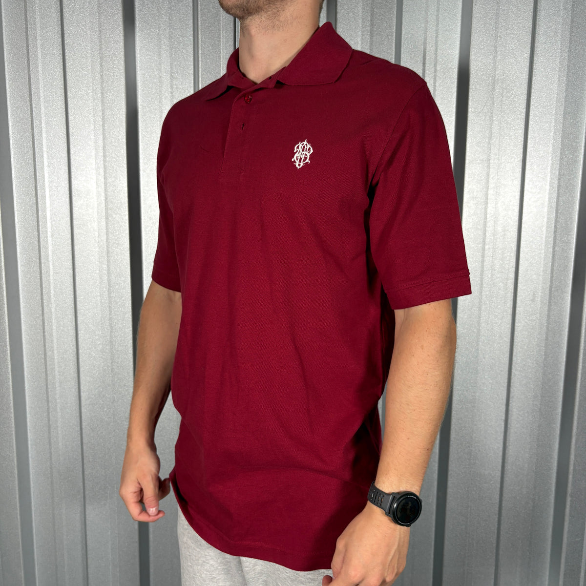 Southpole Red Burgundy Polo Shirt - S