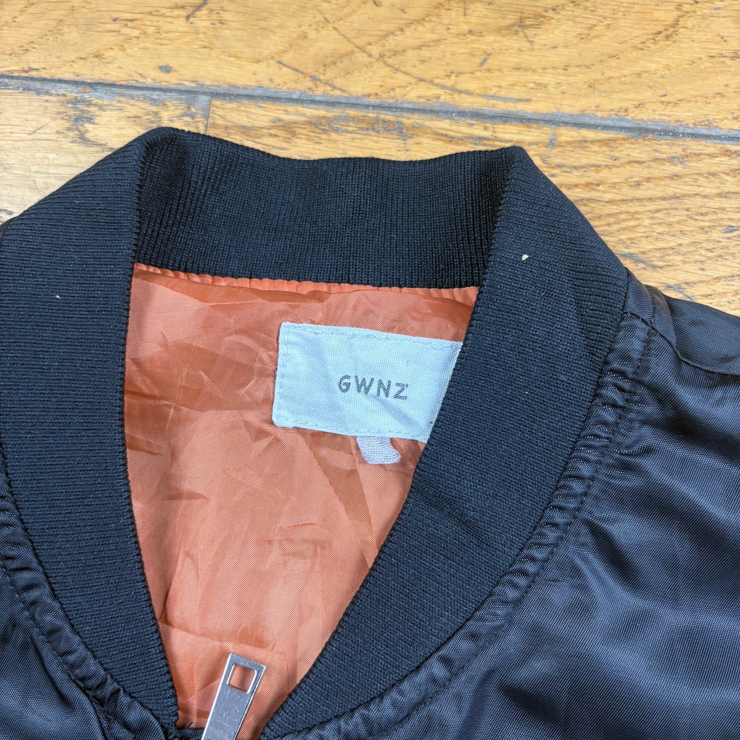 Vintage Black NASA MA-1 Bomber Jacket - M