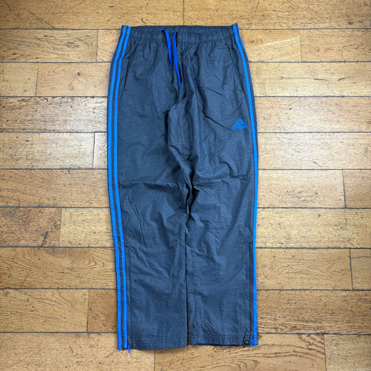 Vintage Adidas Grey Baggy Tracksuit Sweatpants Track Pants Bottoms - L