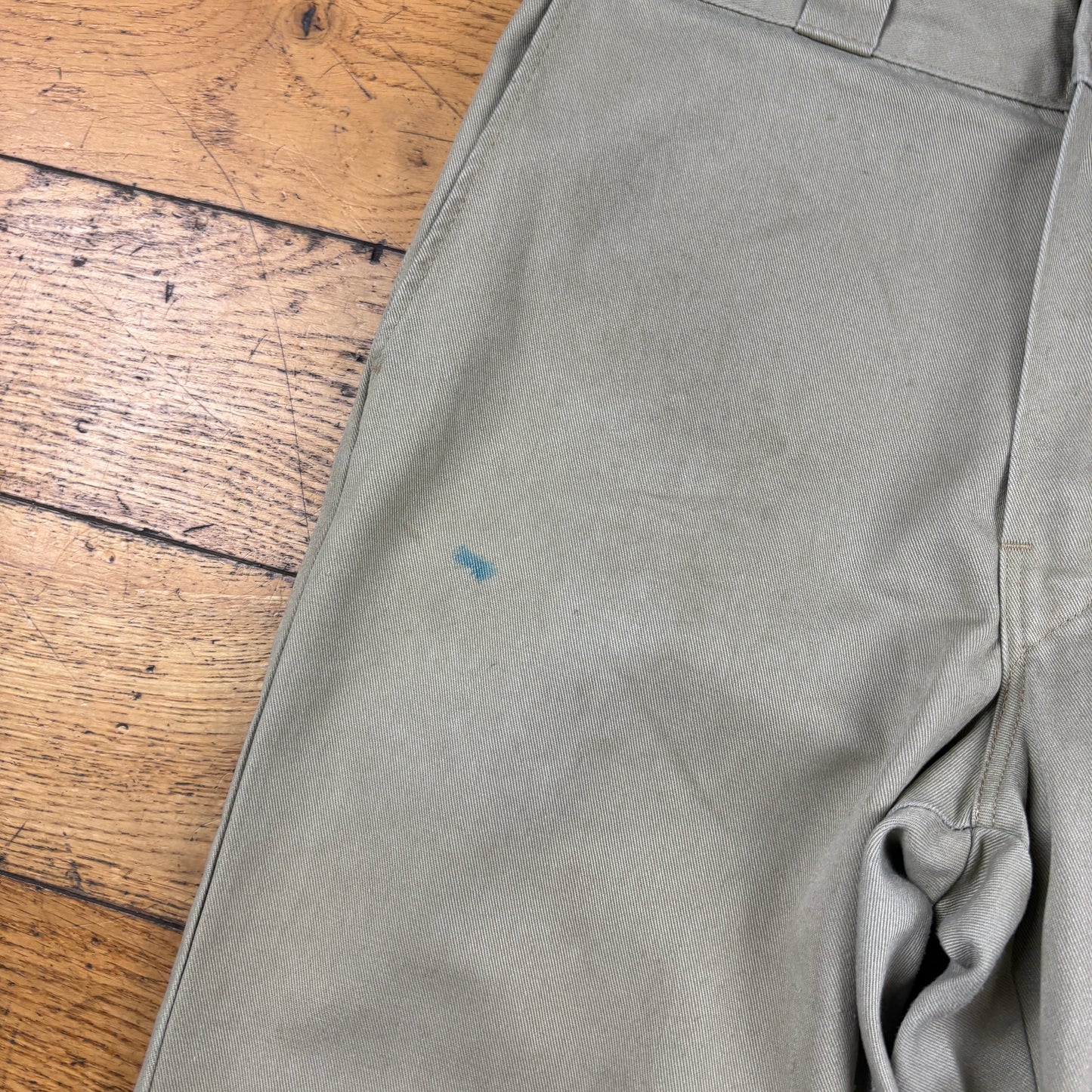 Vintage Dickies 874 Cream Skate Trousers - 33