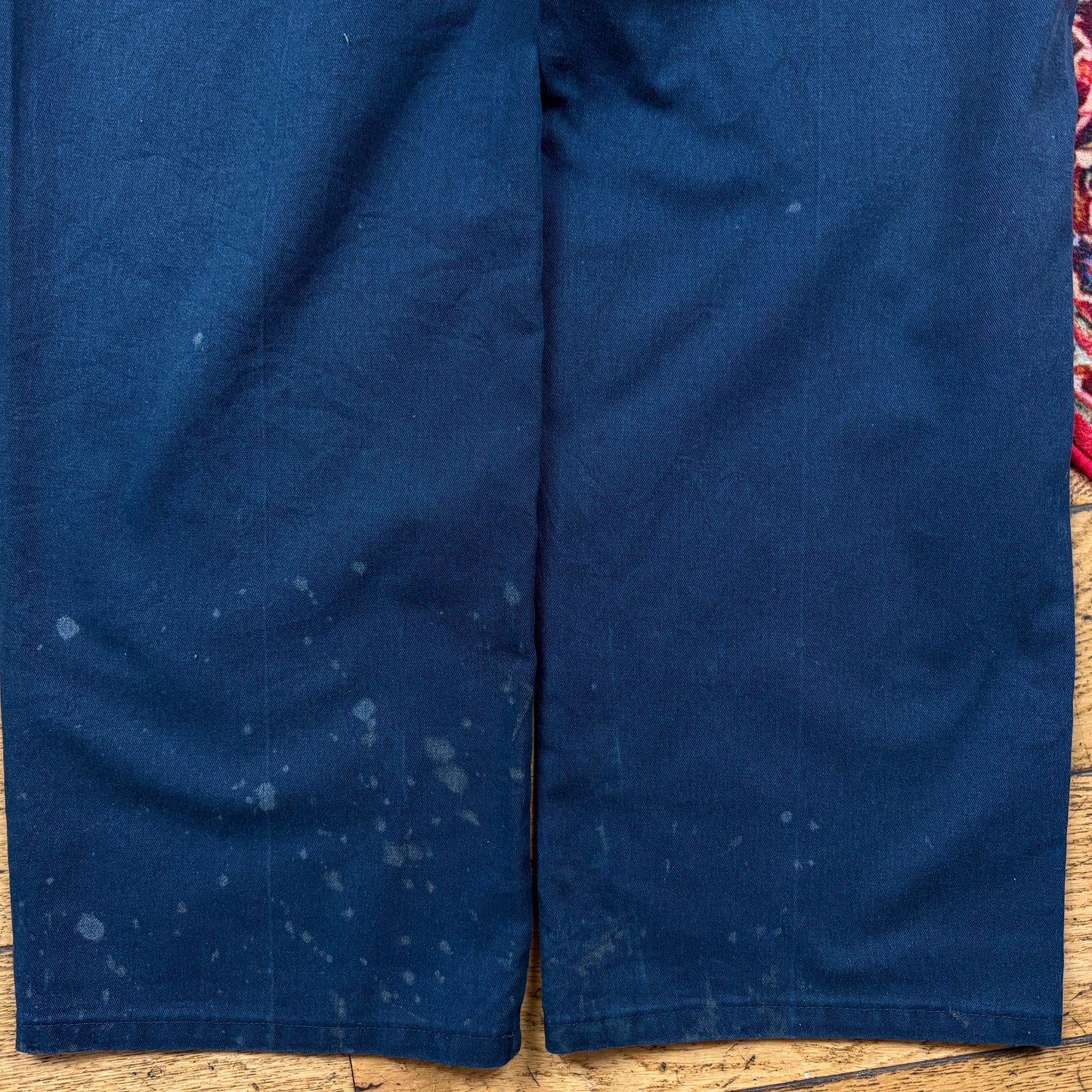 Vintage Dickies 874 Navy Baggy Skate Chino Trousers - 34