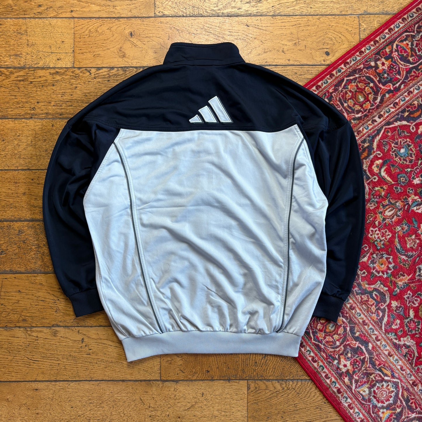 Vintage 90s Adidas Blue Tracksuit Track Jacket - M