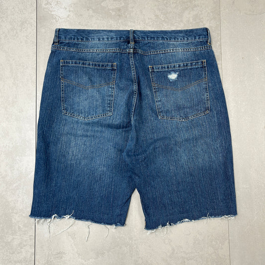 Vintage Hip Hop Baggy Blue Shorts Jorts - 40