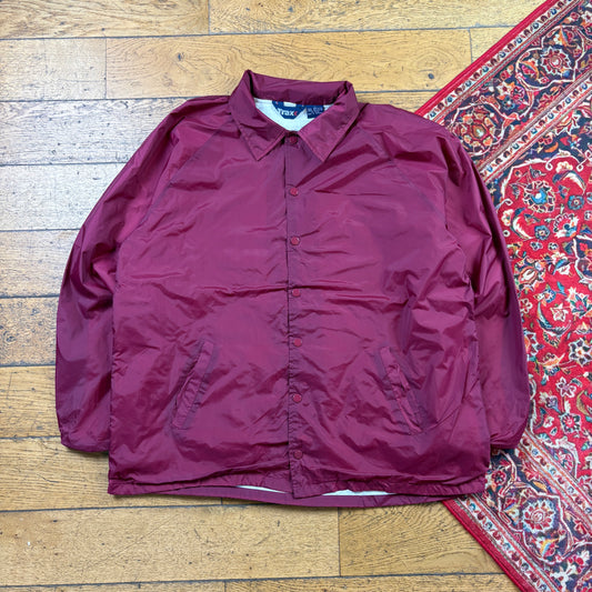 Vintage Burgundy Nylon Coach Harrington Jacket - L