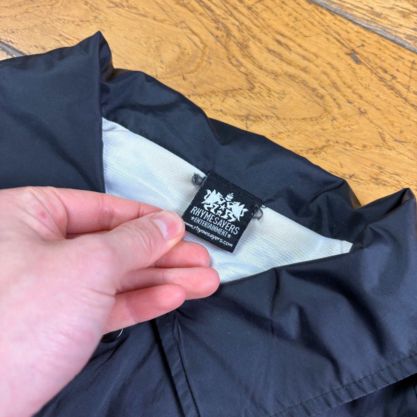 Vintage Black Nylon Coach Harrington Jacket - M