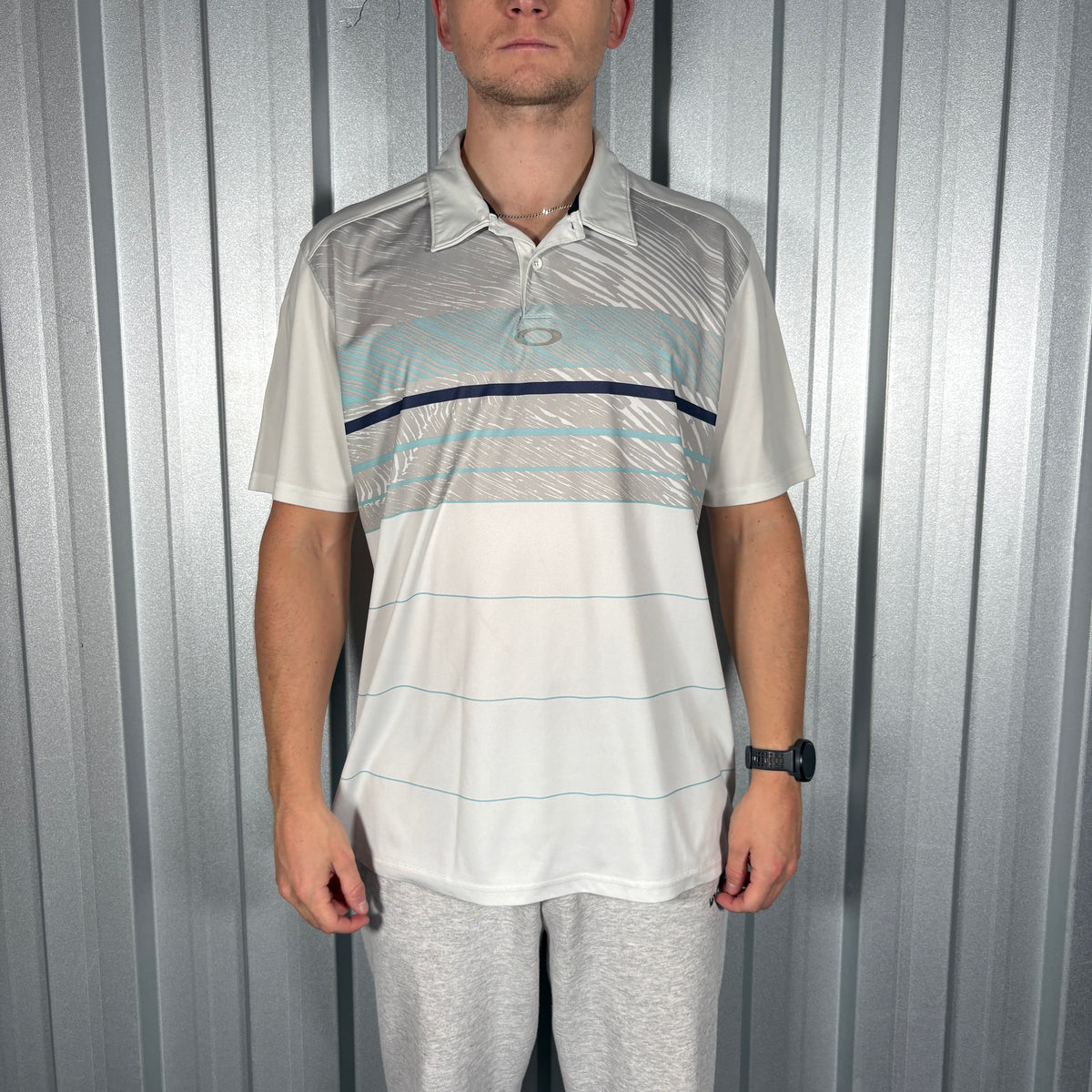 Oakley White Golf Polo T Shirt - XL