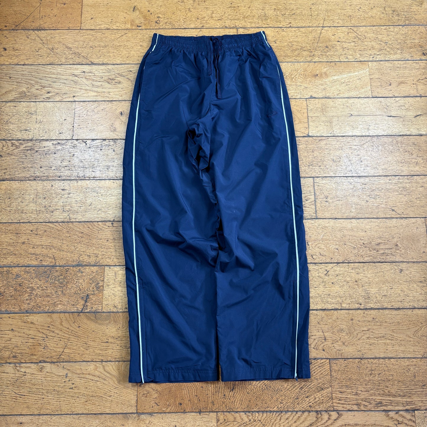 Vintage Champion Navy Baggy Tracksuit Sweatpants Track Pants Bottoms - M