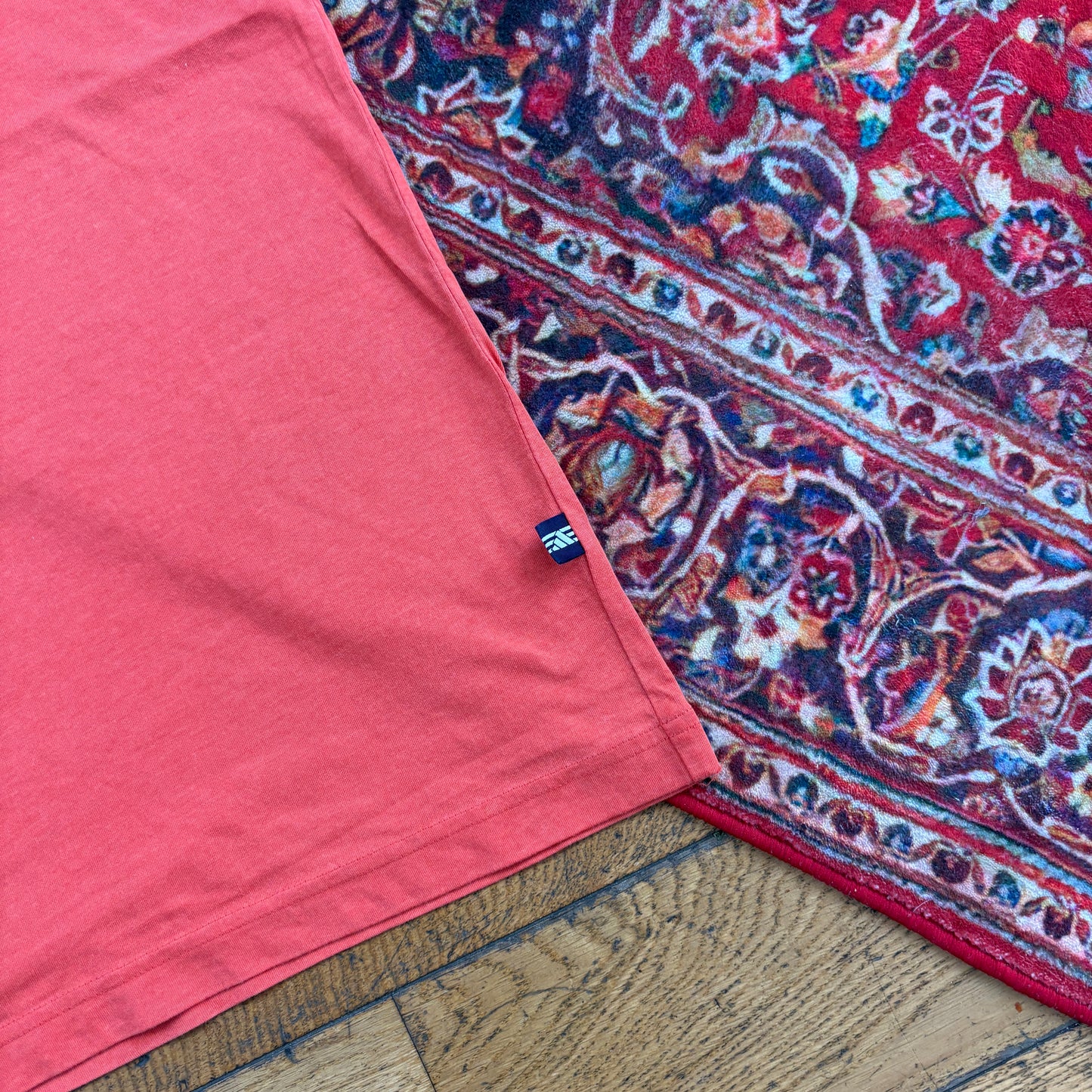 Vintage 90s Adidas Orange Graphic T-Shirt - S