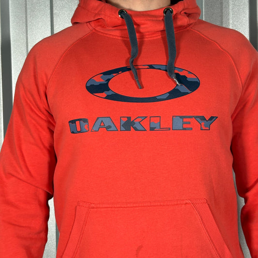 Oakley Orange Hoodie Sweatshirt - S