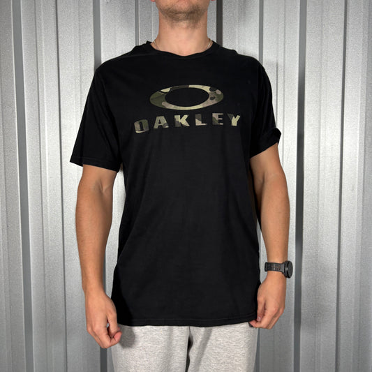 Oakley Black Camo T Shirt - M