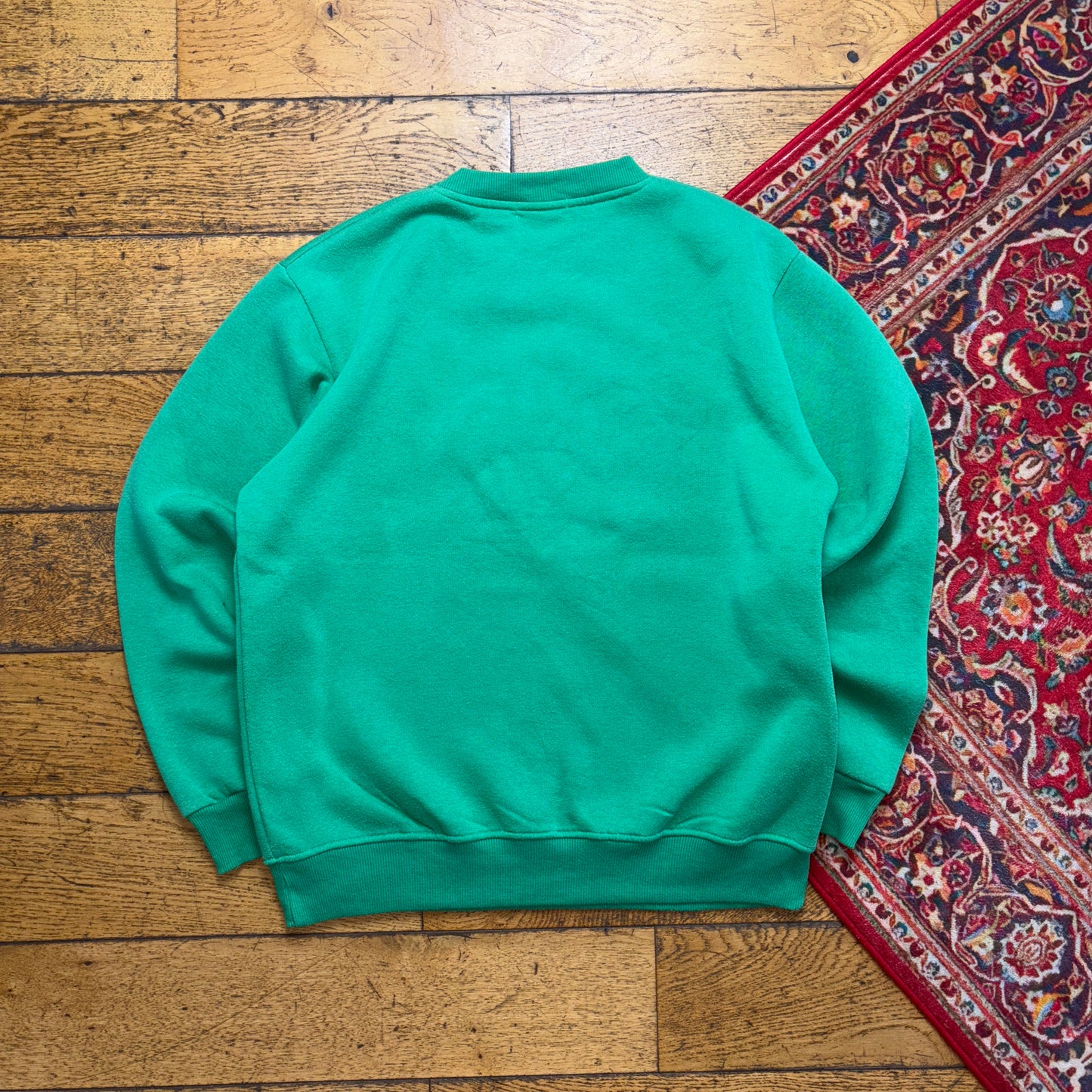 Vintage Ralph Lauren Green Embroidered Sweatshirt - M