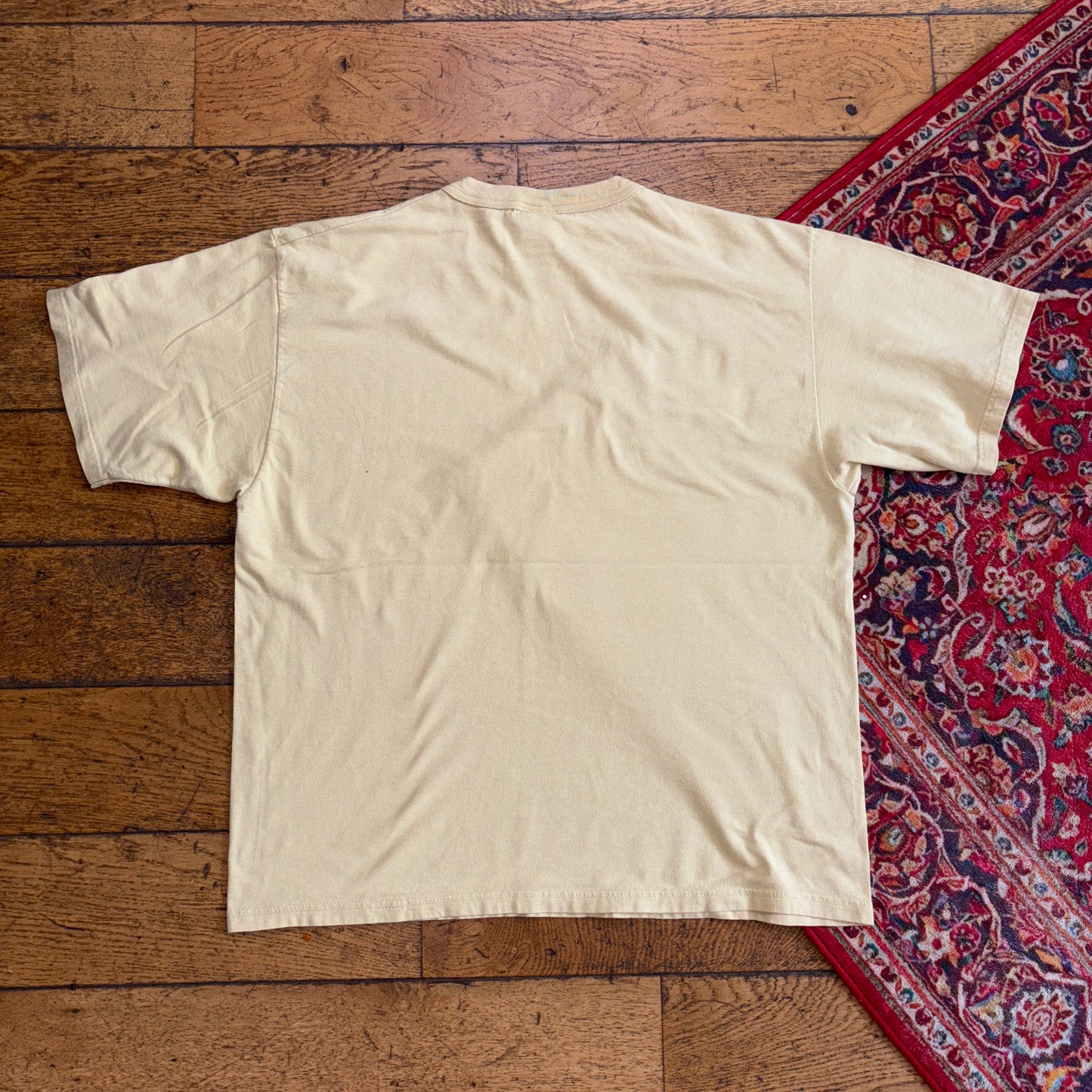 Vintage Champion Cowboy Western Yellow Graphic T-Shirt - M
