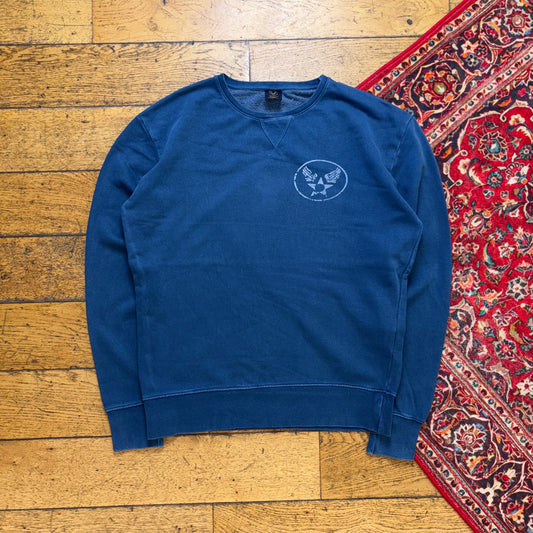 Vintage Avirex Blue Sweatshirt - L
