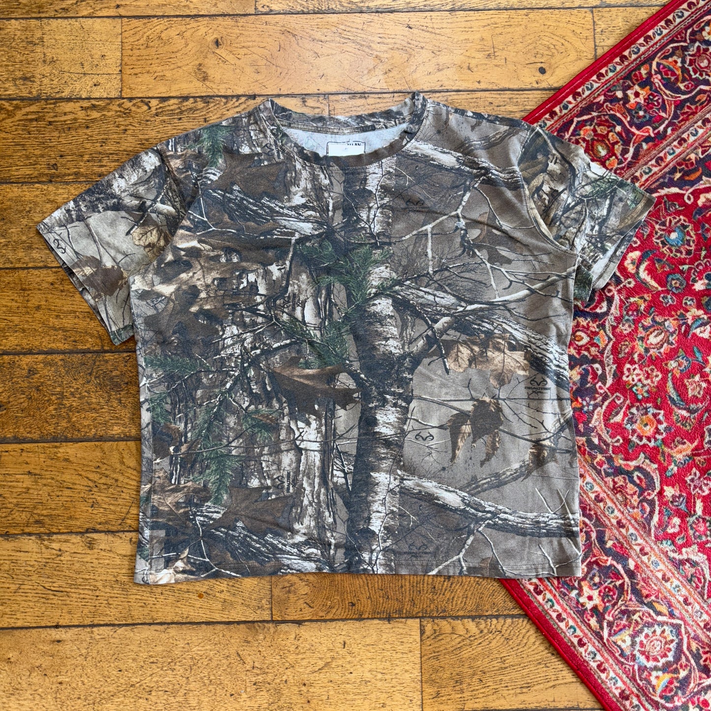 Vintage Realtree Camo Green Brown T-Shirt - XL