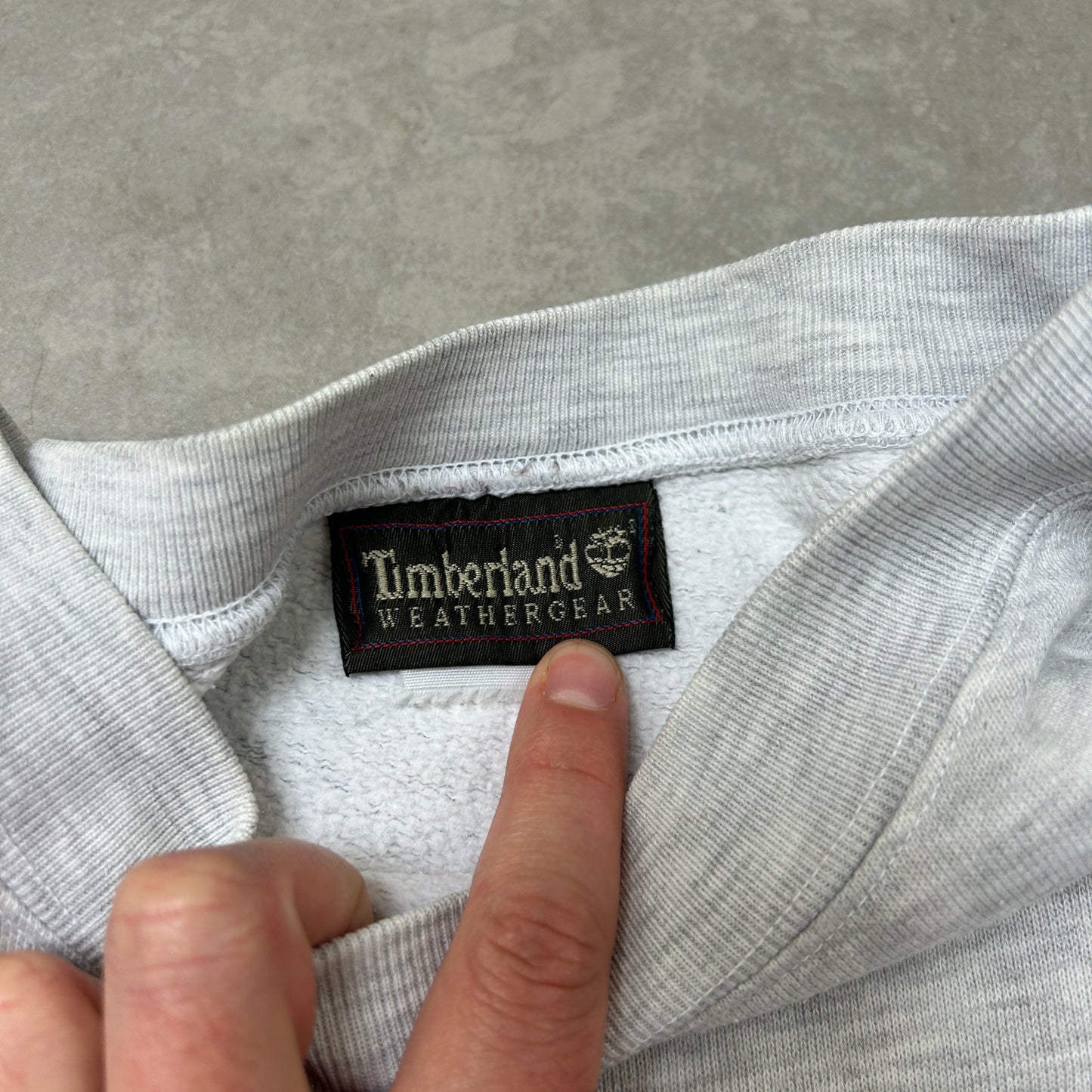 Vintage Timberland Grey Embroidered Sweatshirt - 2XL