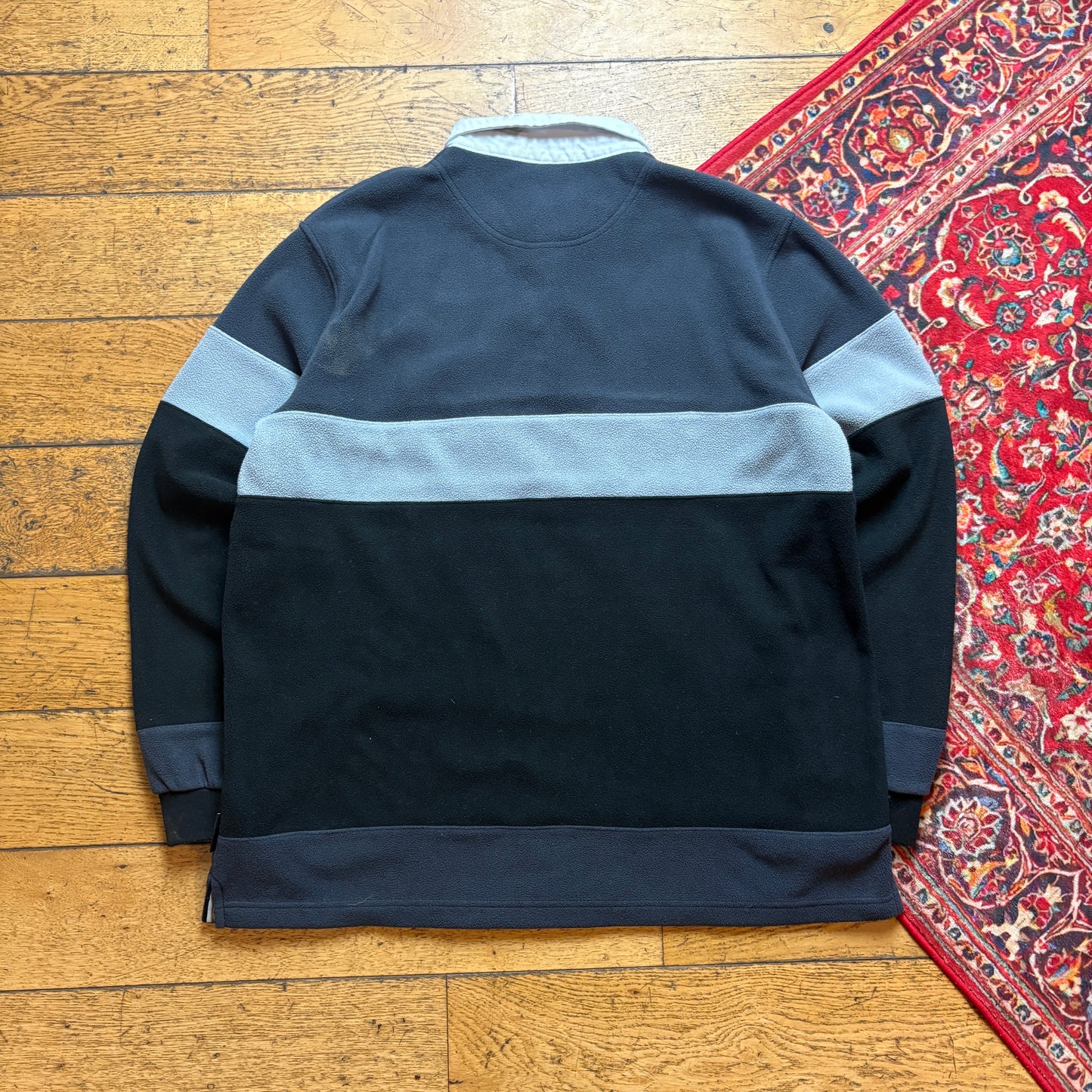Vintage Guinness Black Fleece Rugby Embroidered Sweatshirt - L
