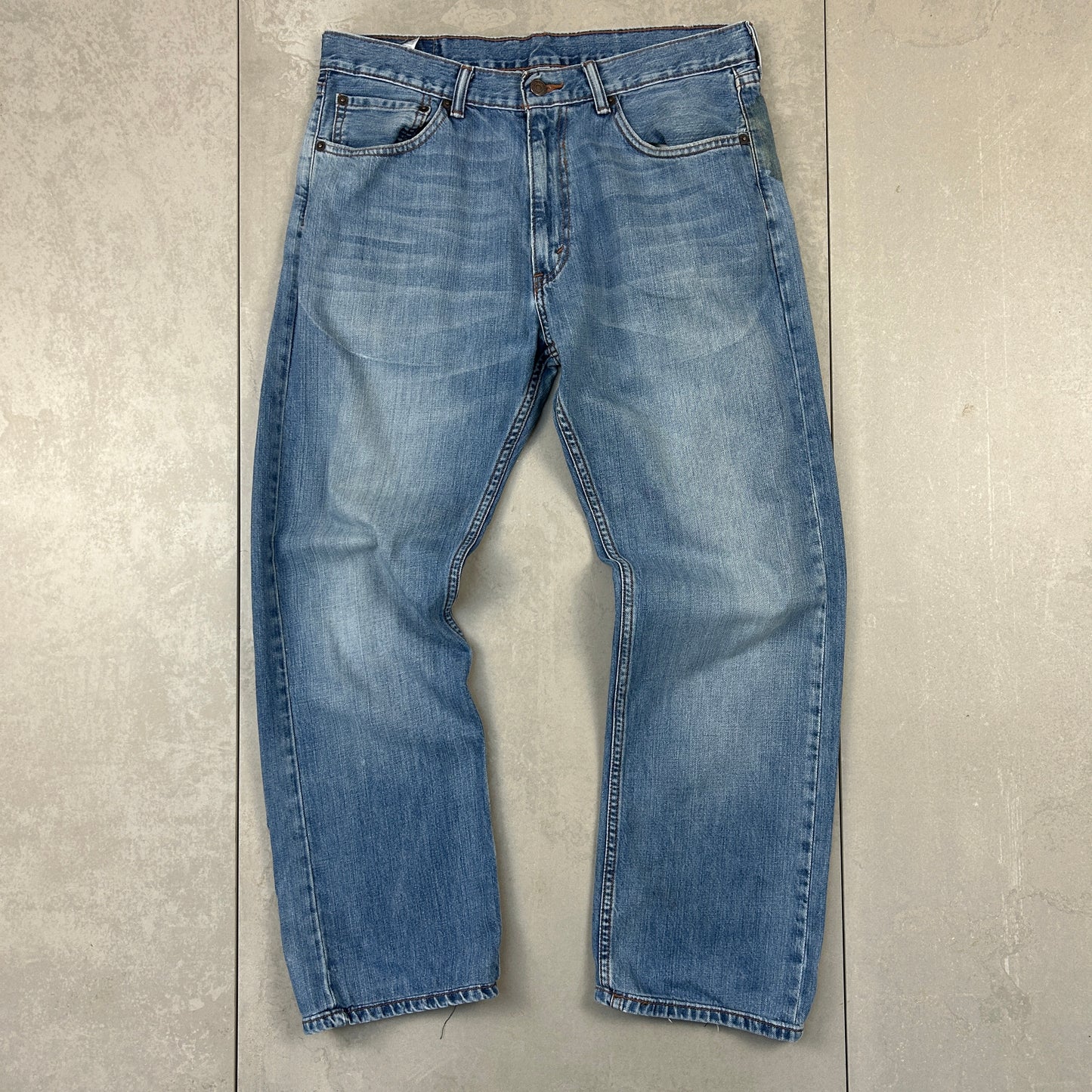 Vintage Levis 505 Straight Blue Denim Jeans - 33