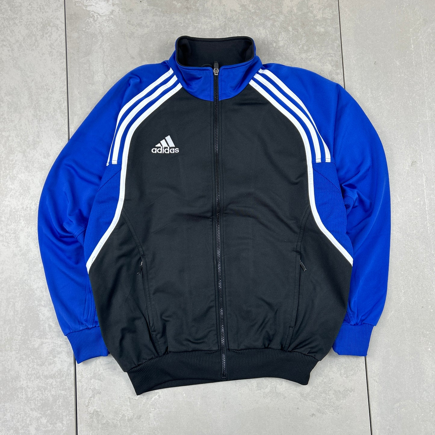 Vintage Adidas Blue Tracksuit Track Shell Windbreaker Jacket - S