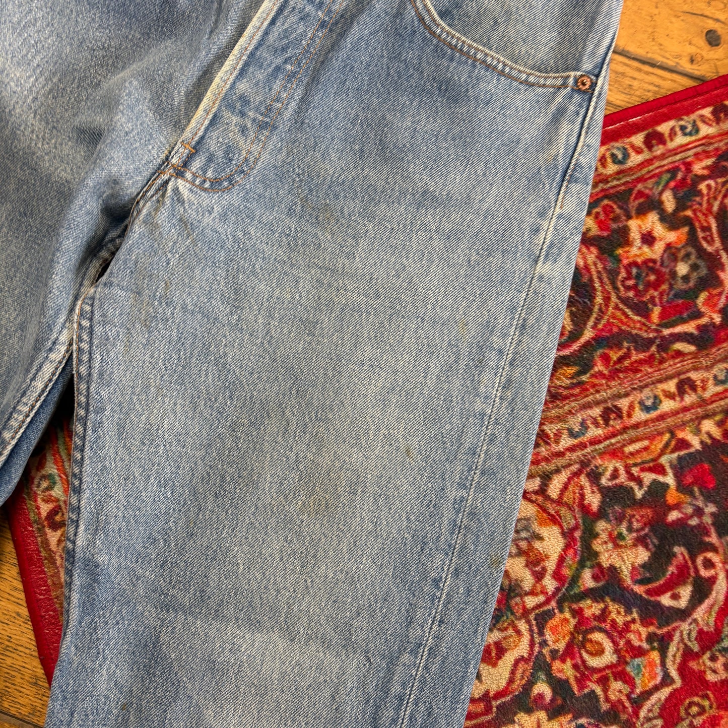Vintage Levis 501 Straight Blue Denim Jeans - 30S