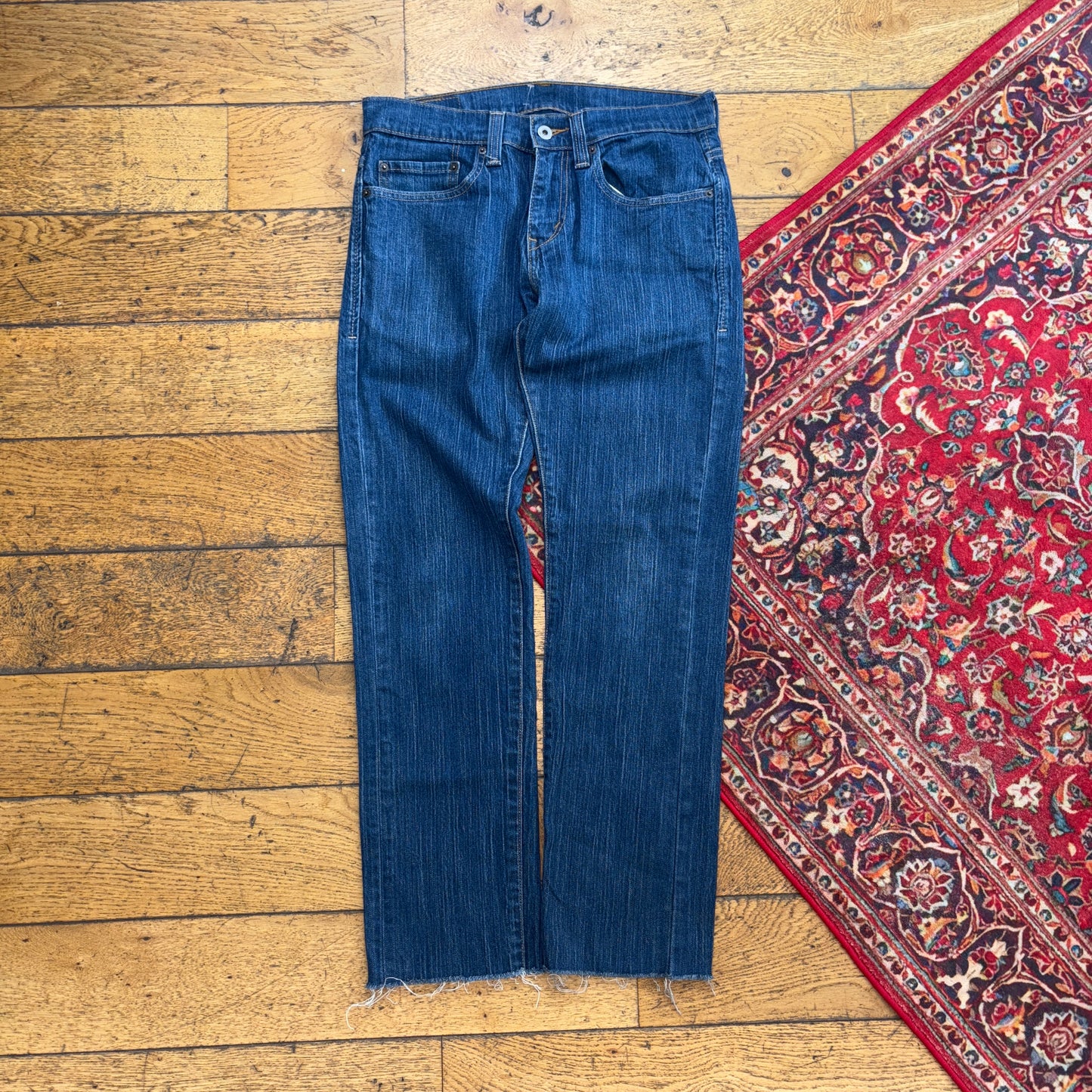 Vintage Levis 511 Skinny Slim Blue Denim Jeans - 31S