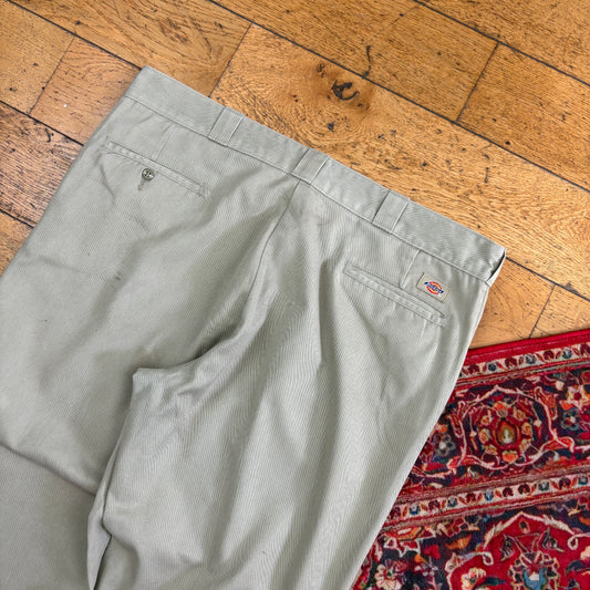 Vintage Dickies Cream 874 Baggy Skate Trousers - 40
