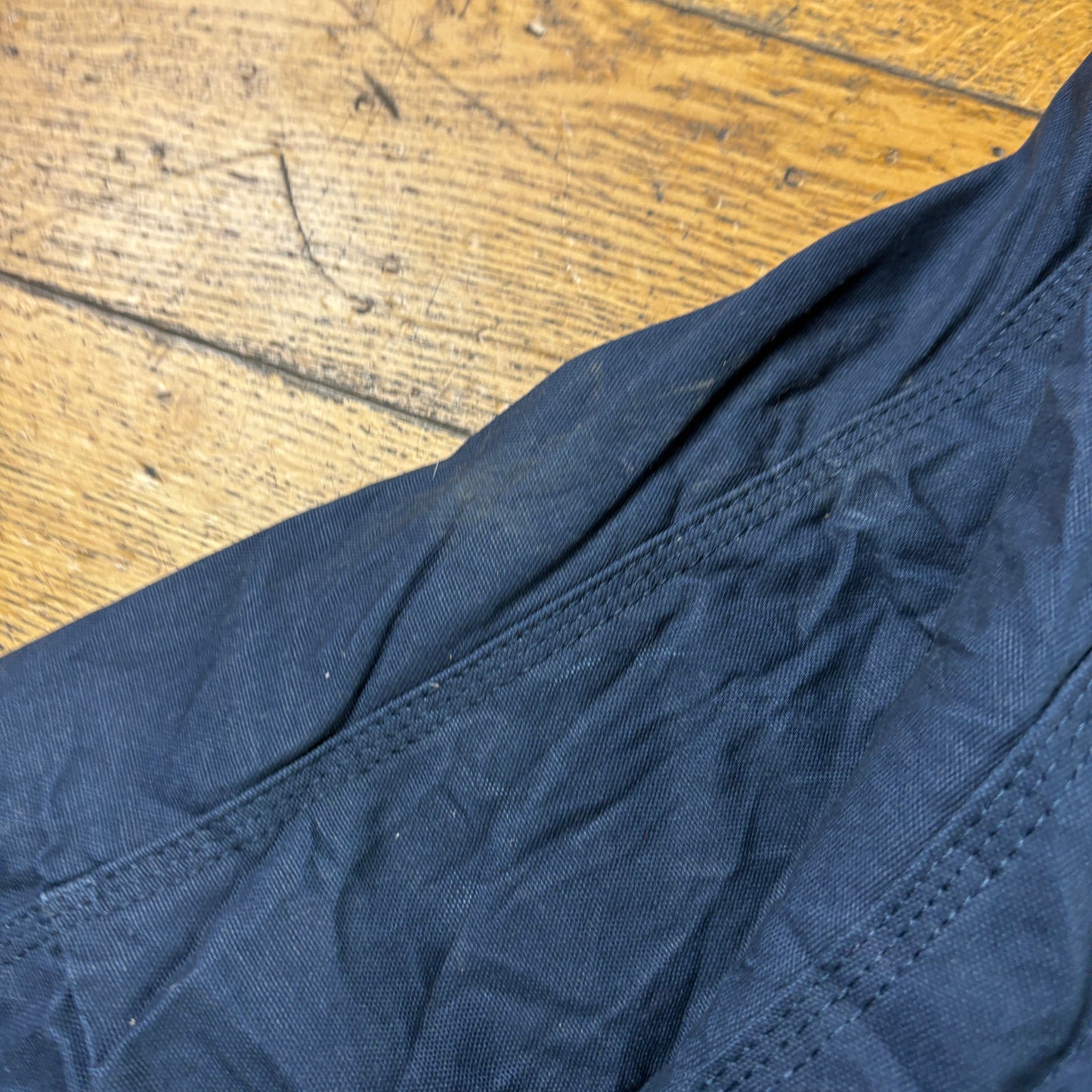 Vintage Navy Carhartt Active Style Workwear Hooded Jacket - 5XL