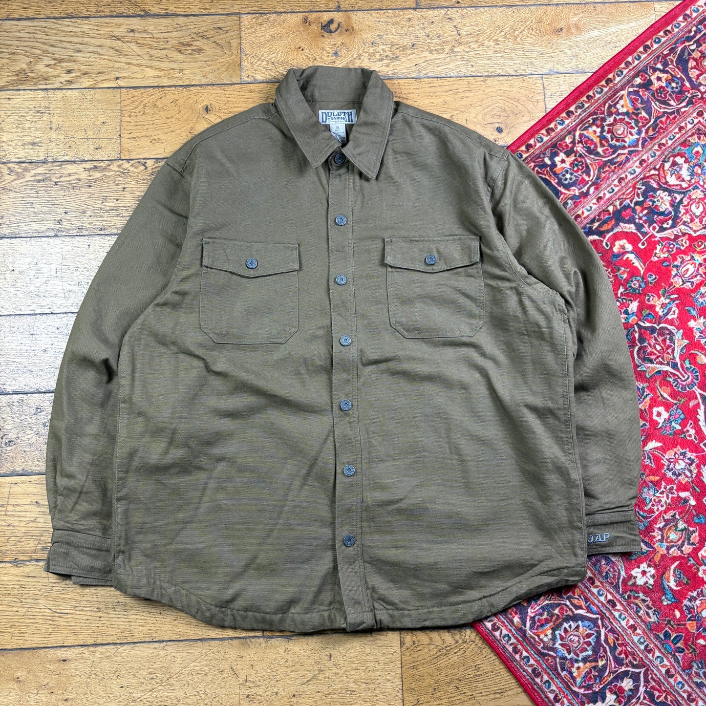 Vintage Green Workwear Carhartt Chore Arctic Style Jacket - XL