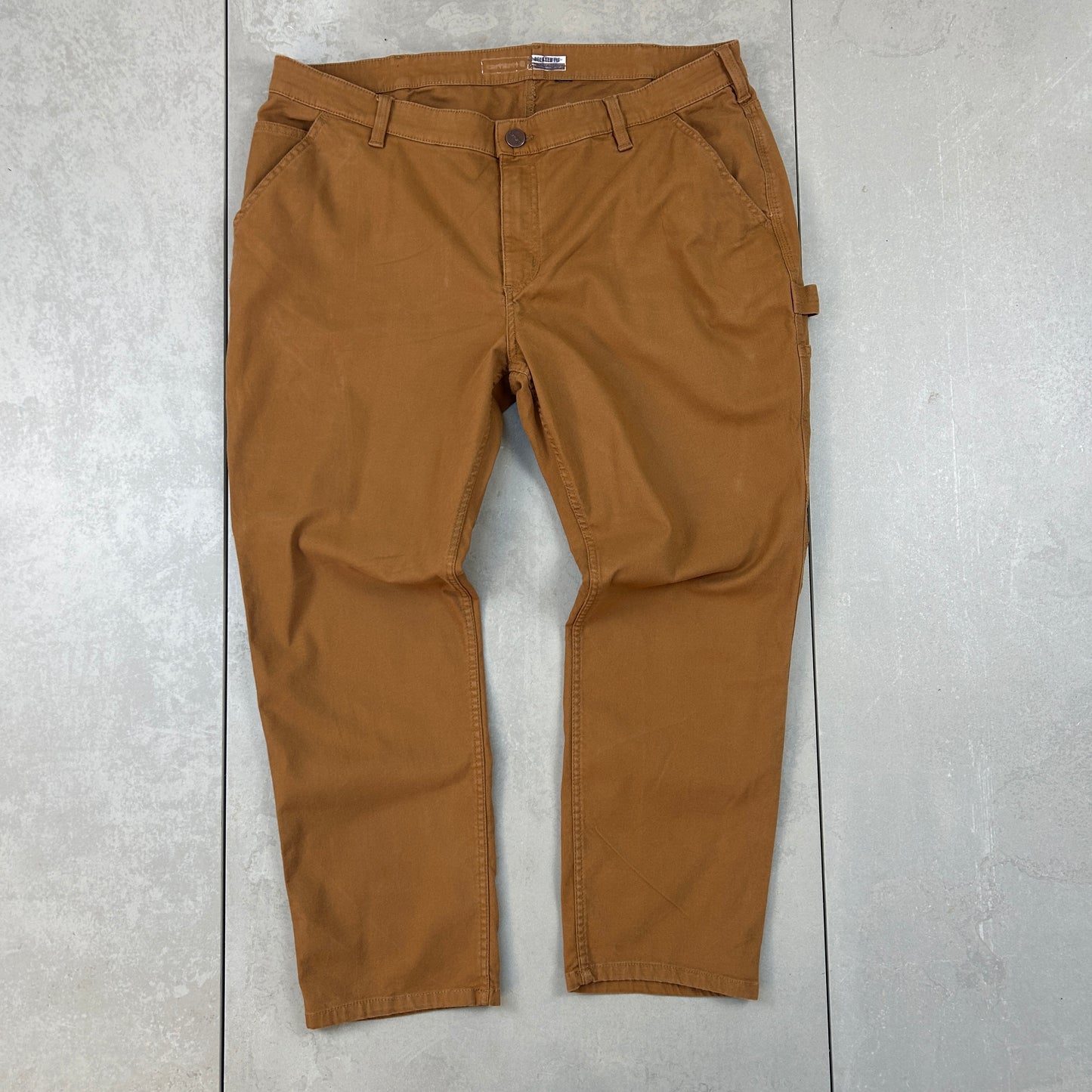 Vintage Carhartt Brown Workwear Carpenter Slim Trousers - 40