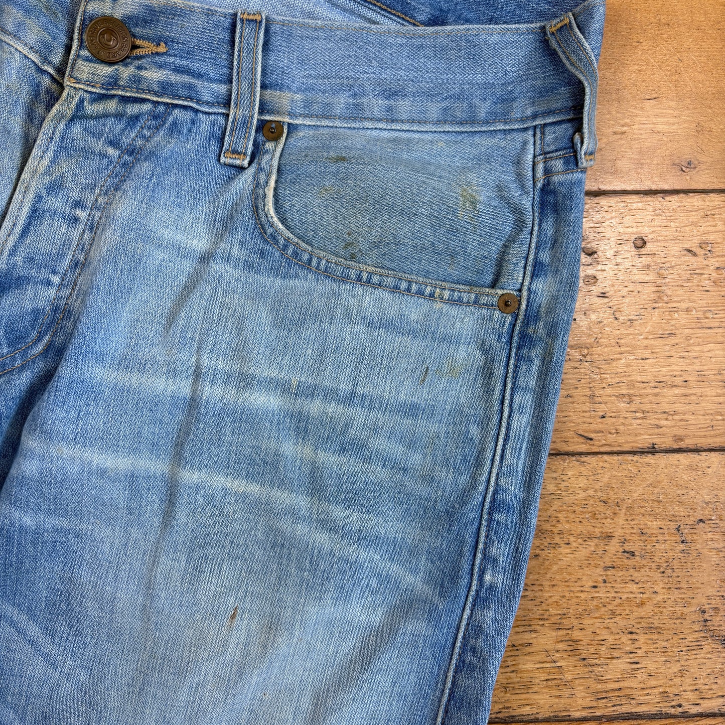 Vintage True Religion Blue Embroidered Y2K Shorts Jorts - 36