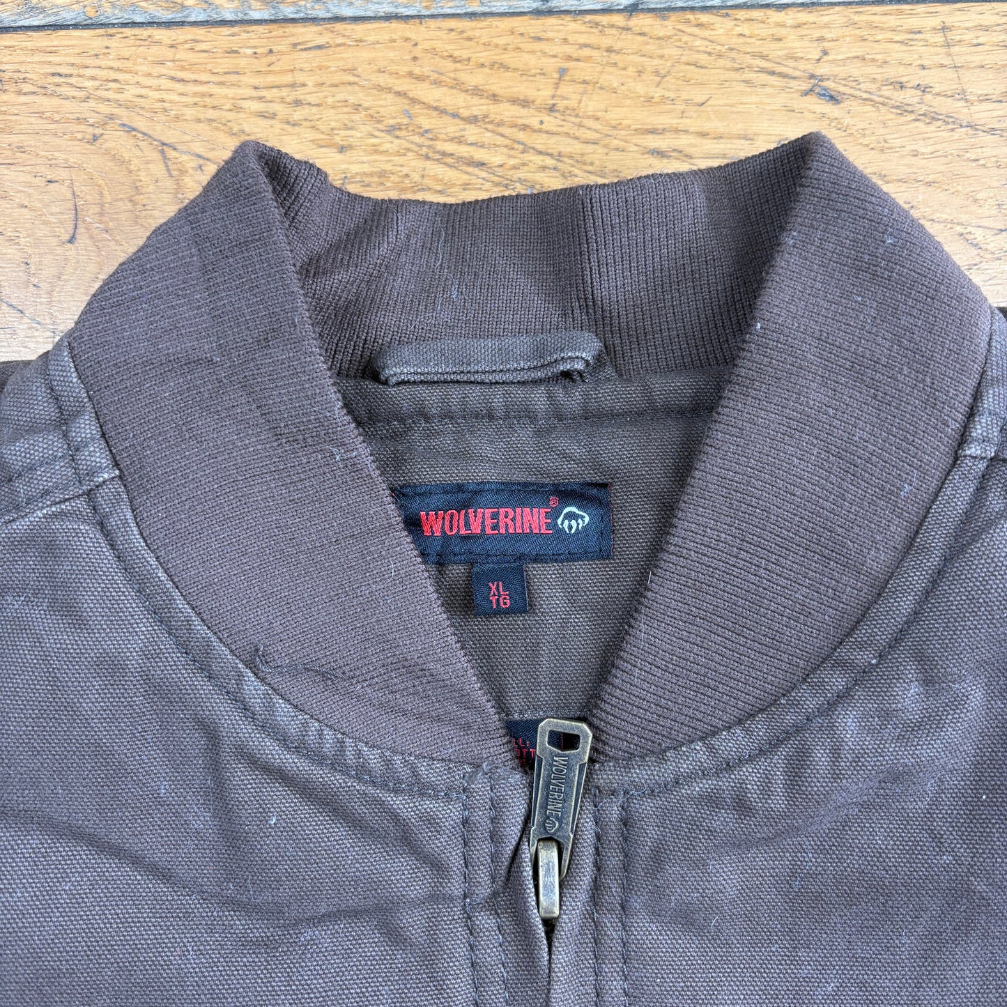 Vintage Wolverine Brown Gilet Workwear Vest - XL