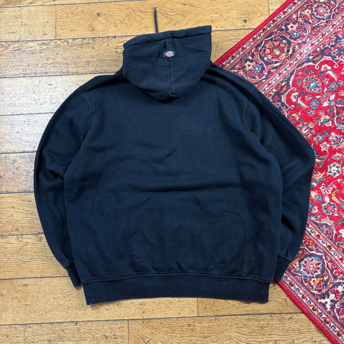 Vintage Dickies Black Embroidered Hoodie Sweatshirt - XL